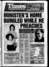 Larne Times Thursday 27 October 1988 Page 1