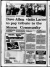 Larne Times Thursday 27 October 1988 Page 8