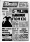 Larne Times Thursday 12 January 1989 Page 1