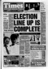 Larne Times Thursday 27 April 1989 Page 1
