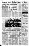 Larne Times Thursday 28 February 1991 Page 50