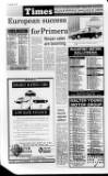 Larne Times Thursday 18 April 1991 Page 34