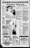 Larne Times Thursday 18 July 1991 Page 16