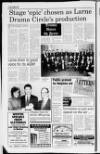 Larne Times Thursday 31 October 1991 Page 18