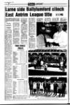 Larne Times Thursday 11 April 1996 Page 38