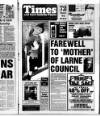 Larne Times Thursday 20 May 1999 Page 1