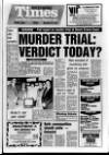 Ballymena Weekly Telegraph Wednesday 18 November 1987 Page 1