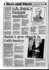 Ballymena Weekly Telegraph Wednesday 25 November 1987 Page 34