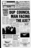 Ballymena Weekly Telegraph Wednesday 08 January 1992 Page 1