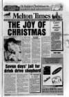 Melton Mowbray Times and Vale of Belvoir Gazette