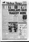 Melton Mowbray Times and Vale of Belvoir Gazette Thursday 21 June 1990 Page 1