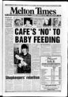 Melton Mowbray Times and Vale of Belvoir Gazette Thursday 20 February 1992 Page 1
