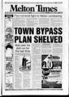 Melton Mowbray Times and Vale of Belvoir Gazette Thursday 12 March 1992 Page 1
