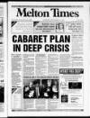 Melton Mowbray Times and Vale of Belvoir Gazette Thursday 10 September 1992 Page 1