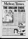 Melton Mowbray Times and Vale of Belvoir Gazette Thursday 08 April 1993 Page 1