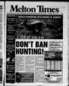 Melton Mowbray Times and Vale of Belvoir Gazette