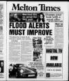 Melton Mowbray Times and Vale of Belvoir Gazette