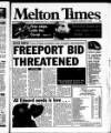 Melton Mowbray Times and Vale of Belvoir Gazette Thursday 17 February 2000 Page 1