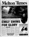 Melton Mowbray Times and Vale of Belvoir Gazette Thursday 26 October 2000 Page 1