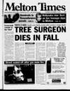 Melton Mowbray Times and Vale of Belvoir Gazette Thursday 16 November 2000 Page 1