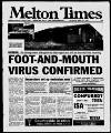 Melton Mowbray Times and Vale of Belvoir Gazette