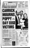 Carrick Times and East Antrim Times Thursday 12 November 1987 Page 1