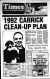 Carrick Times and East Antrim Times Thursday 02 January 1992 Page 1
