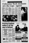 Coleraine Times Wednesday 30 January 1991 Page 22