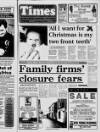 Coleraine Times Wednesday 09 December 1992 Page 1