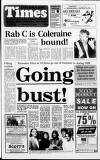 Coleraine Times Wednesday 27 January 1993 Page 1
