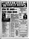 Fleetwood Weekly News Thursday 13 February 1986 Page 1