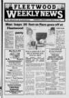 Fleetwood Weekly News Thursday 21 January 1988 Page 1