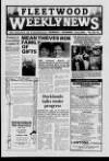 Fleetwood Weekly News Thursday 22 December 1988 Page 1