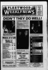 Fleetwood Weekly News Thursday 07 January 1993 Page 1