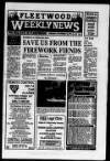 Fleetwood Weekly News Thursday 04 November 1993 Page 1