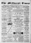 Midhurst and Petworth Observer Saturday 01 June 1889 Page 1