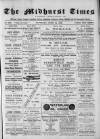 Midhurst and Petworth Observer Saturday 15 June 1889 Page 1