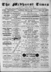 Midhurst and Petworth Observer Saturday 22 June 1889 Page 1