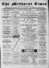 Midhurst and Petworth Observer Saturday 29 June 1889 Page 1
