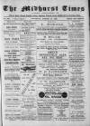 Midhurst and Petworth Observer Saturday 17 August 1889 Page 1