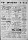 Midhurst and Petworth Observer Saturday 31 August 1889 Page 1