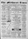 Midhurst and Petworth Observer Saturday 07 September 1889 Page 1