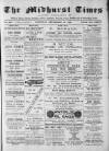 Midhurst and Petworth Observer Saturday 28 September 1889 Page 1