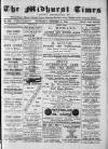 Midhurst and Petworth Observer Saturday 05 October 1889 Page 1
