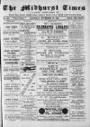 Midhurst and Petworth Observer Saturday 23 November 1889 Page 1