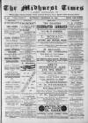 Midhurst and Petworth Observer Saturday 28 December 1889 Page 1