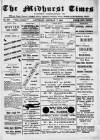 Midhurst and Petworth Observer Saturday 07 January 1893 Page 1