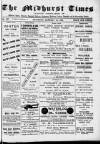 Midhurst and Petworth Observer Saturday 14 January 1893 Page 1
