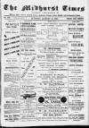 Midhurst and Petworth Observer Saturday 21 January 1893 Page 1