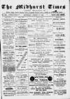 Midhurst and Petworth Observer Saturday 12 August 1893 Page 1